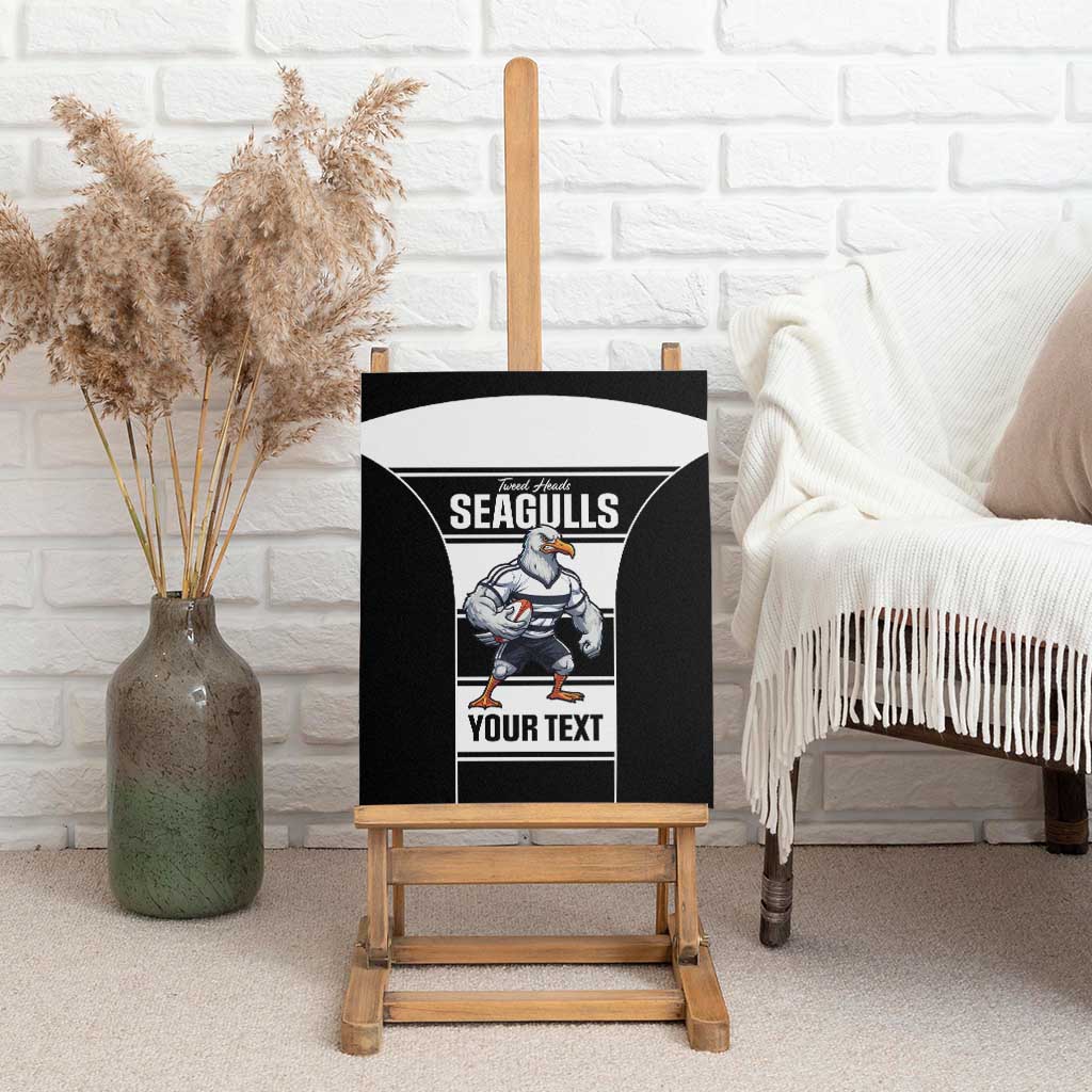Tweed Heads Rugby Custom Canvas Wall Art Go Seagulls Mascot Sporty Style - Aussie Hoodie