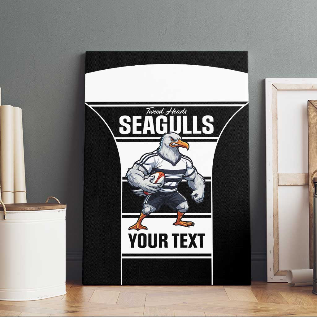 Tweed Heads Rugby Custom Canvas Wall Art Go Seagulls Mascot Sporty Style - Aussie Hoodie