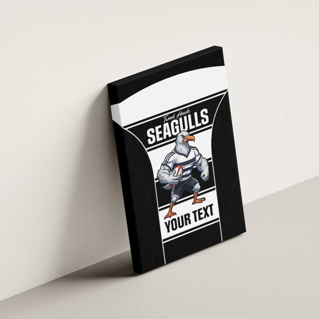 Tweed Heads Rugby Custom Canvas Wall Art Go Seagulls Mascot Sporty Style - Aussie Hoodie