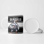 Tweed Heads Rugby Custom Ceramic Mug Go Seagulls Mascot Sporty Style - Aussie Hoodie