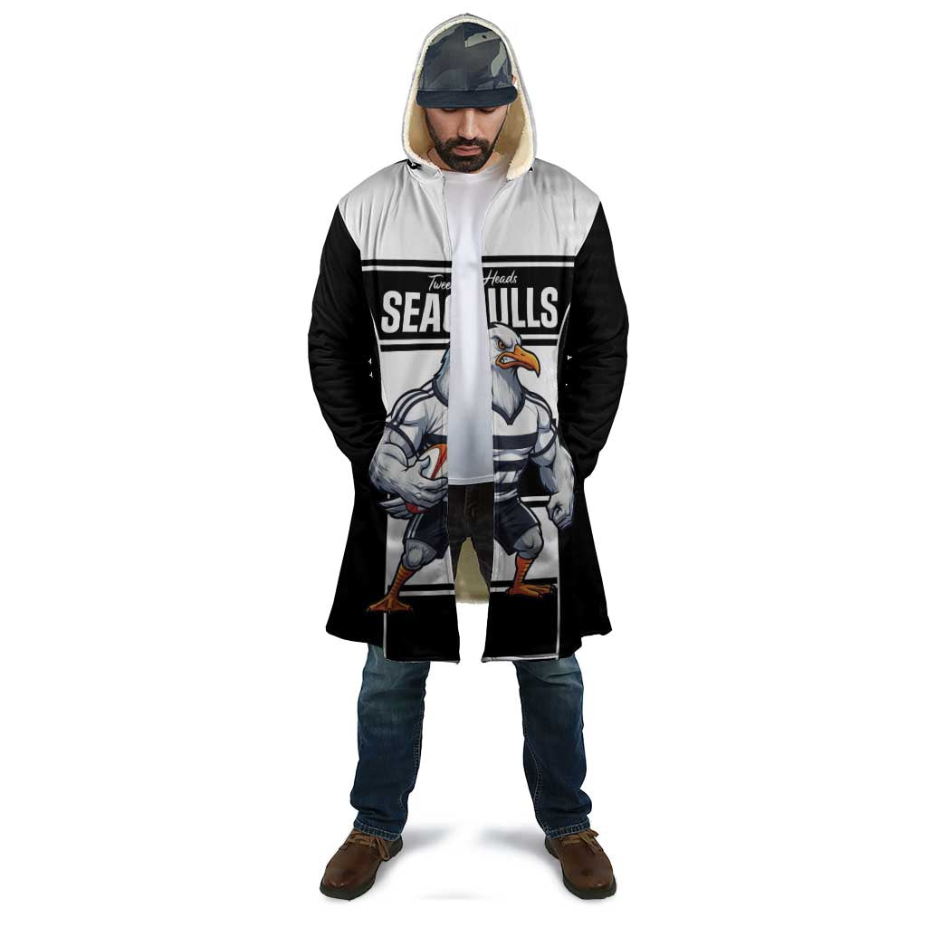 Tweed Heads Rugby Custom Cloak Go Seagulls Mascot Sporty Style - Aussie Hoodie