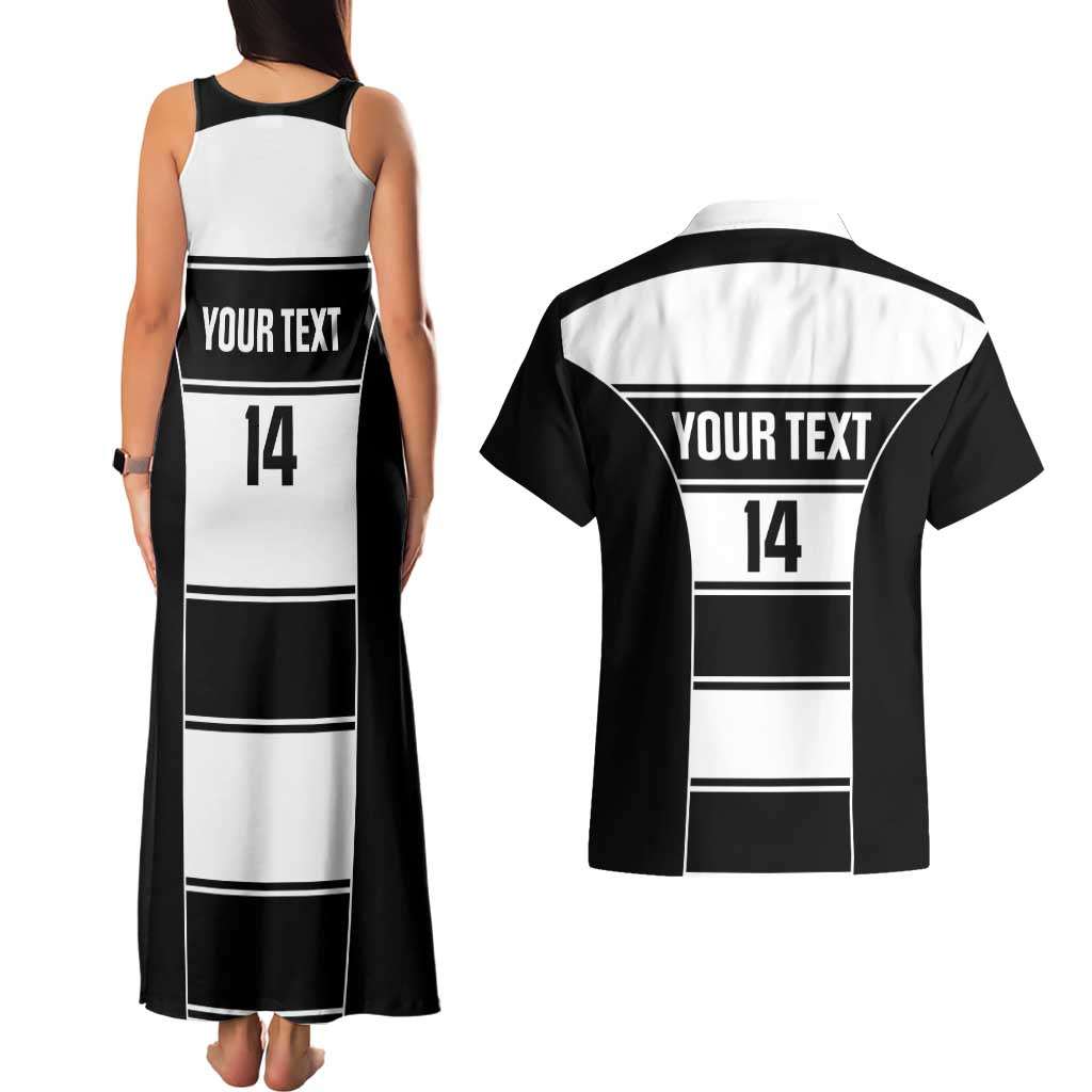 Tweed Heads Rugby Custom Couples Matching Tank Maxi Dress and Hawaiian Shirt Go Seagulls Mascot Sporty Style - Aussie Hoodie