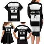 Tweed Heads Rugby Custom Family Matching Long Sleeve Bodycon Dress and Hawaiian Shirt Go Seagulls Mascot Sporty Style - Aussie Hoodie