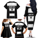 Tweed Heads Rugby Custom Family Matching Off The Shoulder Long Sleeve Dress and Hawaiian Shirt Go Seagulls Mascot Sporty Style - Aussie Hoodie