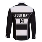Tweed Heads Rugby Custom Family Matching Off The Shoulder Long Sleeve Dress and Hawaiian Shirt Go Seagulls Mascot Sporty Style - Aussie Hoodie