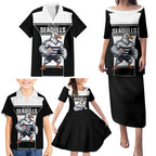 Tweed Heads Rugby Custom Family Matching Puletasi and Hawaiian Shirt Go Seagulls Mascot Sporty Style - Aussie Hoodie