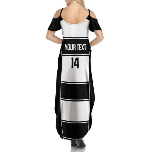 Tweed Heads Rugby Custom Family Matching Summer Maxi Dress and Hawaiian Shirt Go Seagulls Mascot Sporty Style - Aussie Hoodie
