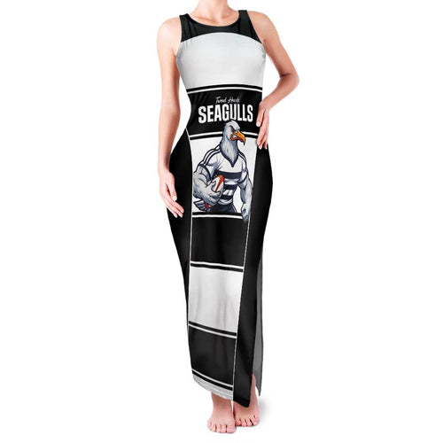 Tweed Heads Rugby Custom Family Matching Tank Maxi Dress and Hawaiian Shirt Go Seagulls Mascot Sporty Style - Aussie Hoodie