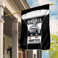 Tweed Heads Rugby Custom Garden Flag Go Seagulls Mascot Sporty Style - Aussie Hoodie
