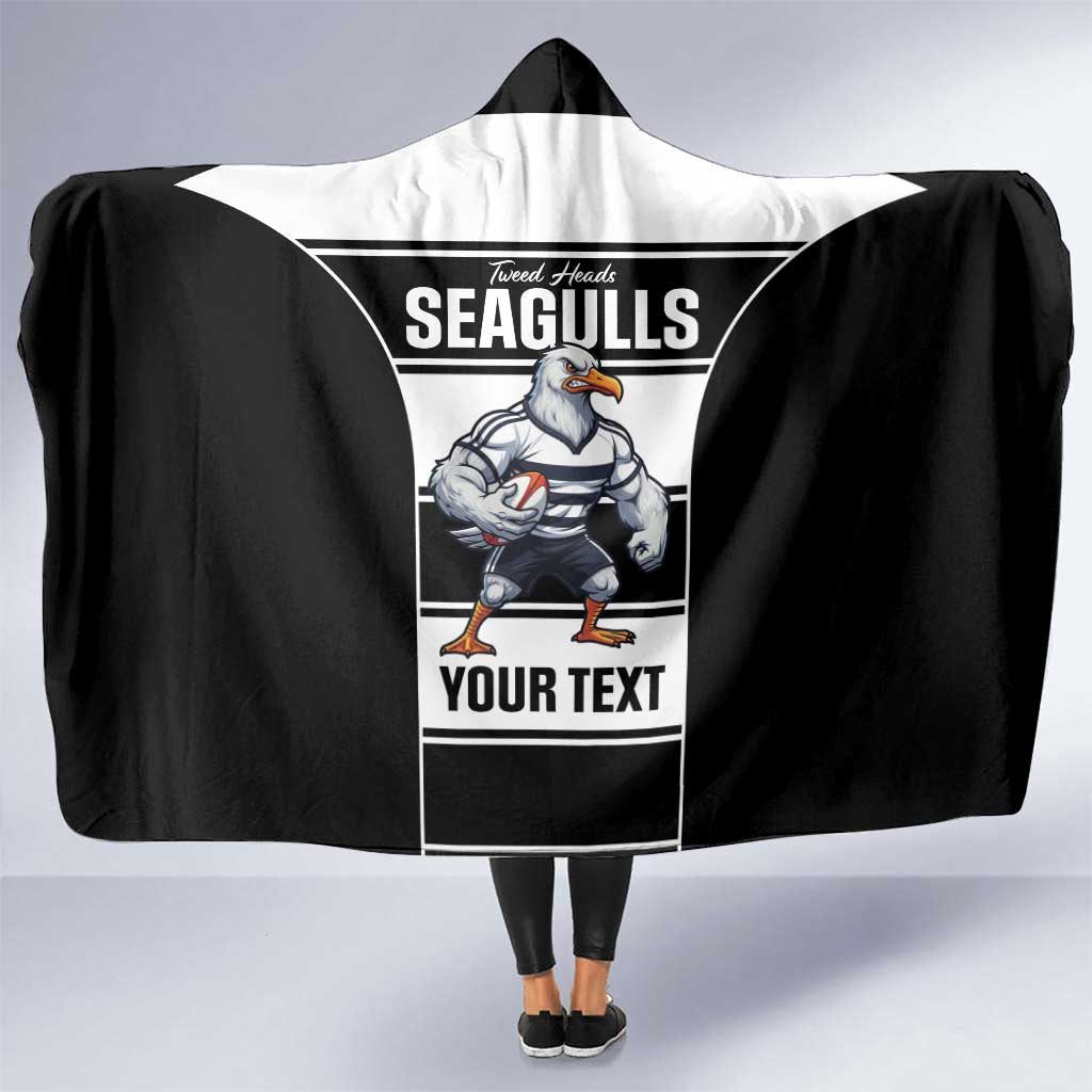 Tweed Heads Rugby Custom Hooded Blanket Go Seagulls Mascot Sporty Style - Aussie Hoodie