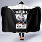 Tweed Heads Rugby Custom Hooded Blanket Go Seagulls Mascot Sporty Style - Aussie Hoodie