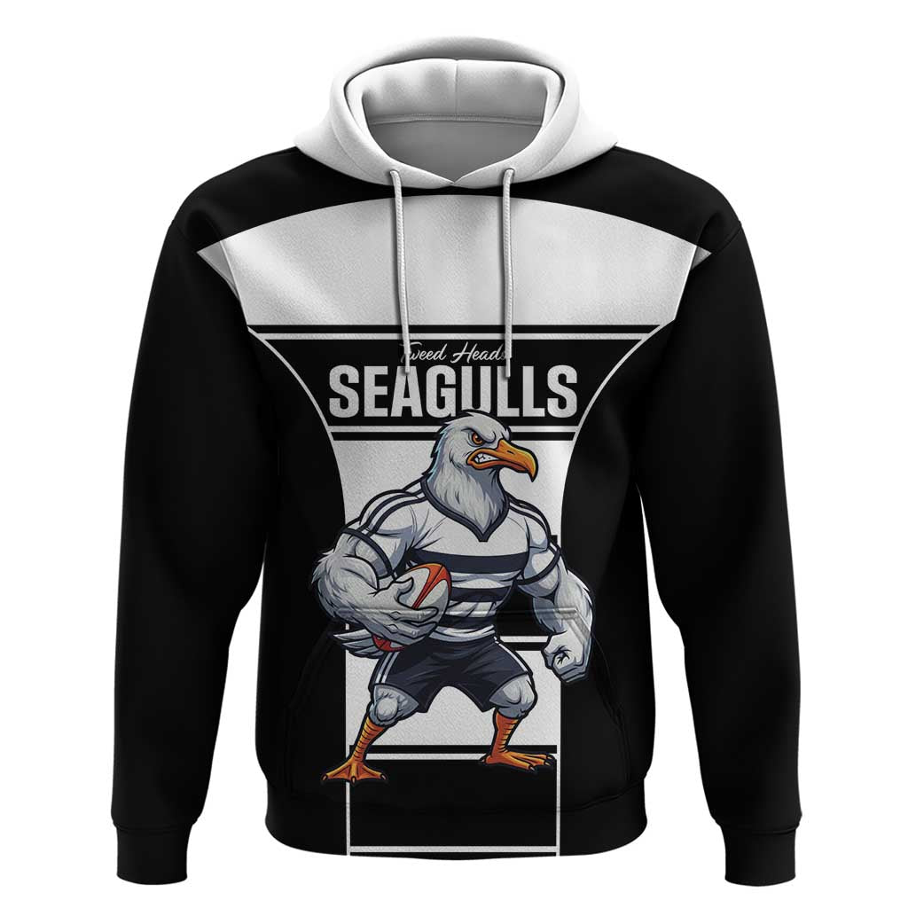 Tweed Heads Rugby Custom Hoodie Go Seagulls Mascot Sporty Style - Aussie Hoodie