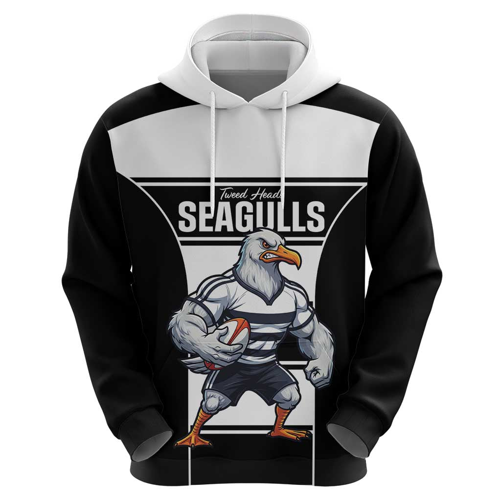 Tweed Heads Rugby Custom Hoodie Go Seagulls Mascot Sporty Style - Aussie Hoodie