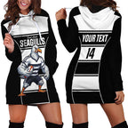 Tweed Heads Rugby Custom Hoodie Dress Go Seagulls Mascot Sporty Style - Aussie Hoodie