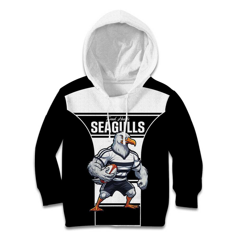 Tweed Heads Rugby Custom Kid Hoodie Go Seagulls Mascot Sporty Style - Aussie Hoodie