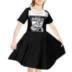Tweed Heads Rugby Custom Kid Short Sleeve Dress Go Seagulls Mascot Sporty Style - Aussie Hoodie