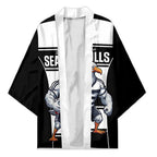 Tweed Heads Rugby Custom Kimono Go Seagulls Mascot Sporty Style - Aussie Hoodie