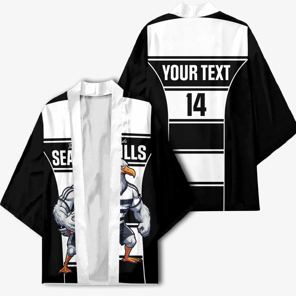 Tweed Heads Rugby Custom Kimono Go Seagulls Mascot Sporty Style - Aussie Hoodie