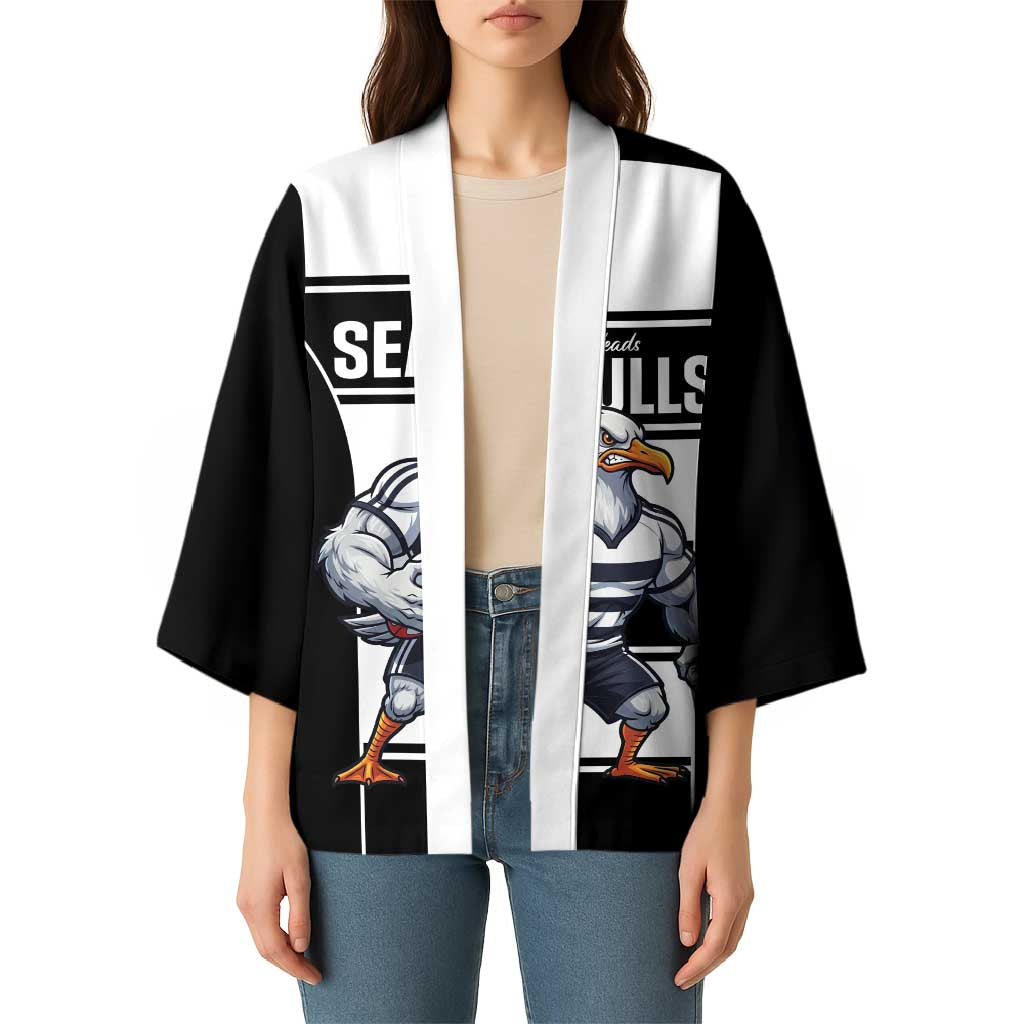 Tweed Heads Rugby Custom Kimono Go Seagulls Mascot Sporty Style - Aussie Hoodie