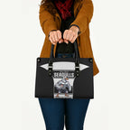 Tweed Heads Rugby Custom Leather Bag Go Seagulls Mascot Sporty Style - Aussie Hoodie