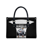 Tweed Heads Rugby Custom Leather Bag Go Seagulls Mascot Sporty Style - Aussie Hoodie