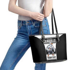 Tweed Heads Rugby Custom Leather Tote Bag Go Seagulls Mascot Sporty Style - Aussie Hoodie