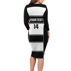 Tweed Heads Rugby Custom Long Sleeve Bodycon Dress Go Seagulls Mascot Sporty Style - Aussie Hoodie