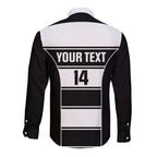 Tweed Heads Rugby Custom Long Sleeve Button Shirt Go Seagulls Mascot Sporty Style - Aussie Hoodie