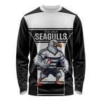Tweed Heads Rugby Custom Long Sleeve Shirt Go Seagulls Mascot Sporty Style - Aussie Hoodie