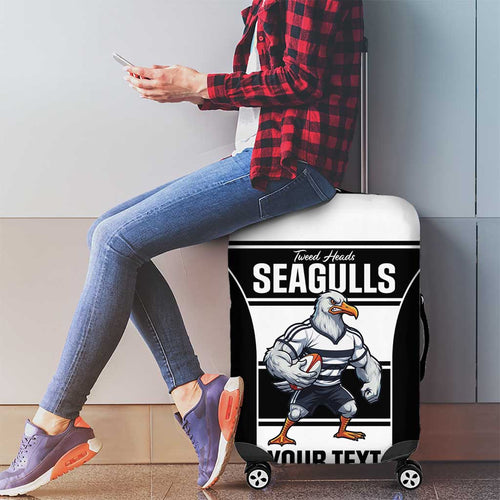Tweed Heads Rugby Custom Luggage Cover Go Seagulls Mascot Sporty Style - Aussie Hoodie