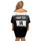 Tweed Heads Rugby Custom Off Shoulder Short Dress Go Seagulls Mascot Sporty Style - Aussie Hoodie