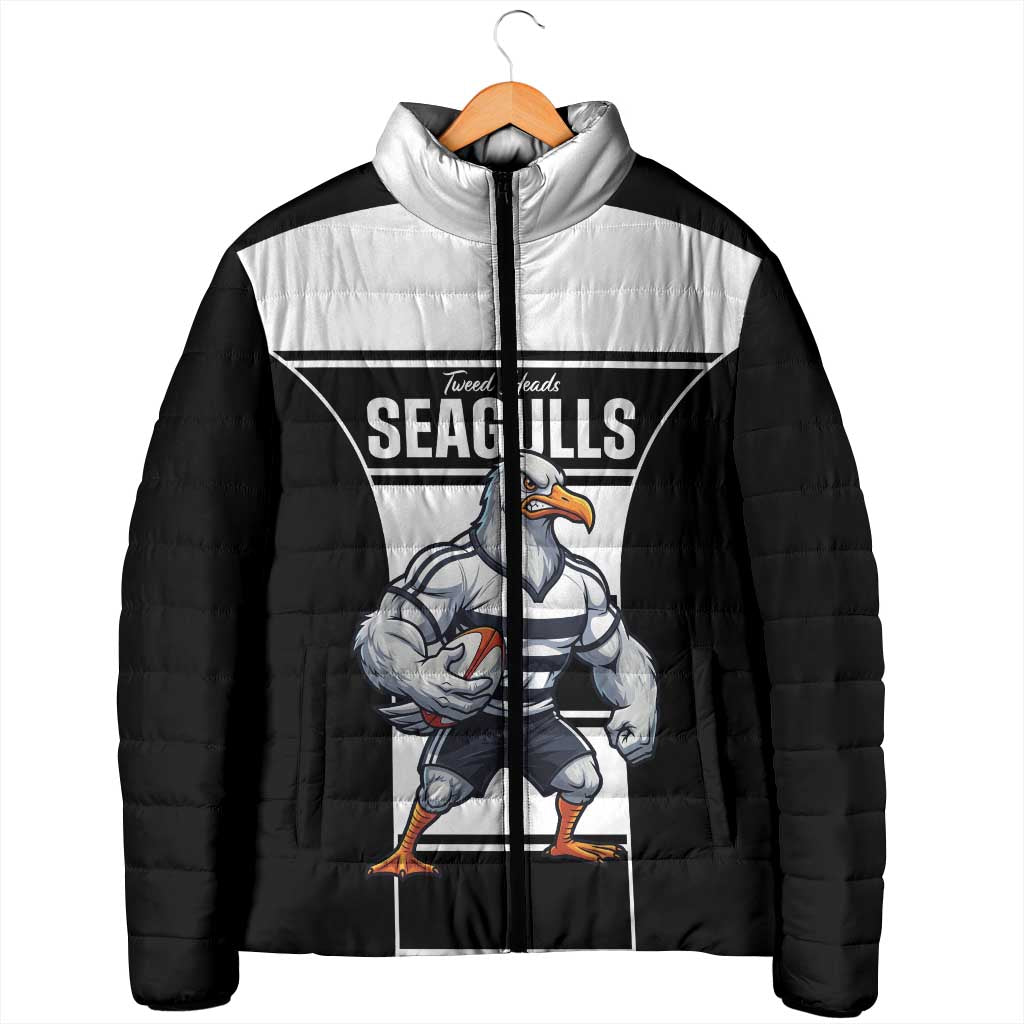 Tweed Heads Rugby Custom Padded Jacket Go Seagulls Mascot Sporty Style - Aussie Hoodie