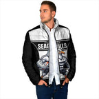 Tweed Heads Rugby Custom Padded Jacket Go Seagulls Mascot Sporty Style - Aussie Hoodie