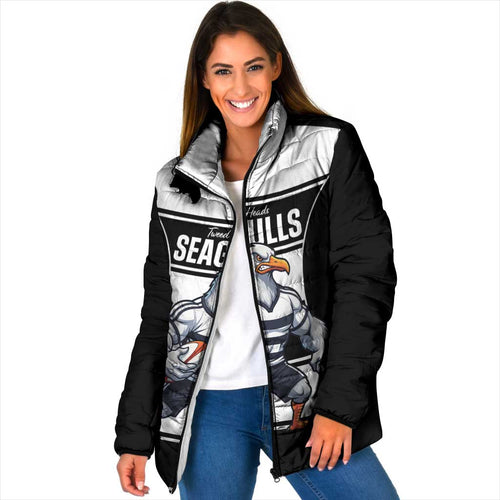 Tweed Heads Rugby Custom Padded Jacket Go Seagulls Mascot Sporty Style - Aussie Hoodie