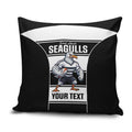 Tweed Heads Rugby Custom Pillow Cover Go Seagulls Mascot Sporty Style - Aussie Hoodie