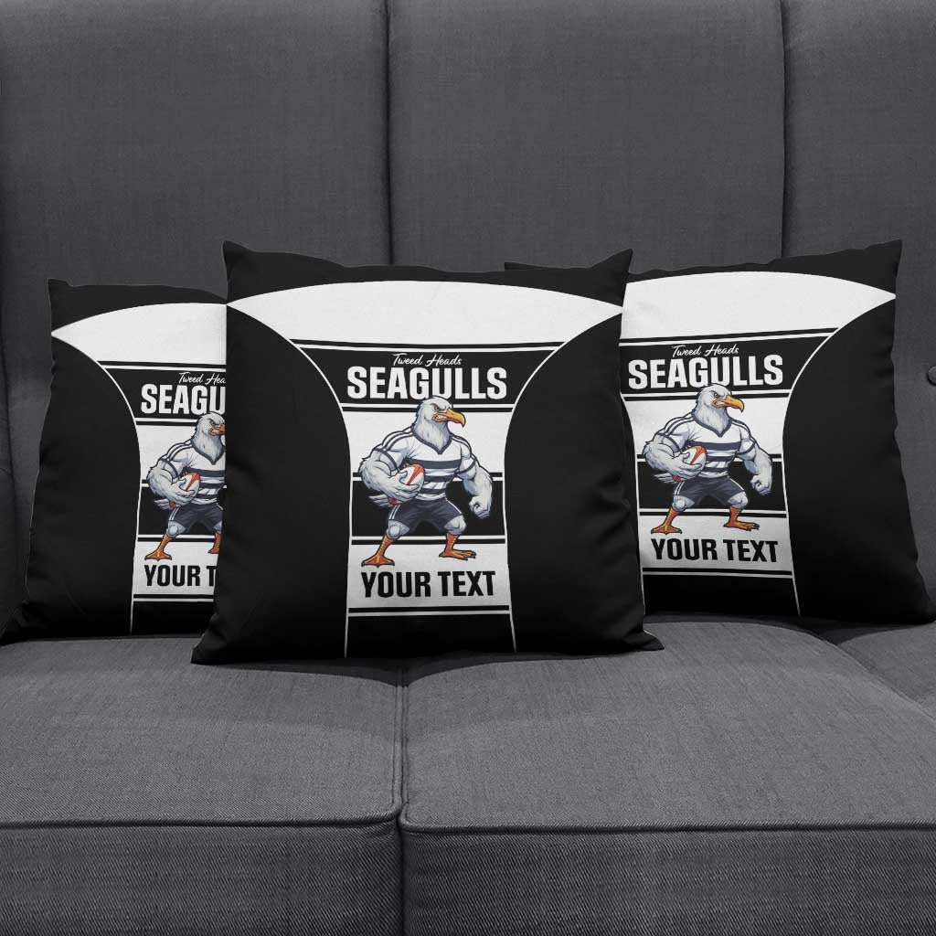 Tweed Heads Rugby Custom Pillow Cover Go Seagulls Mascot Sporty Style - Aussie Hoodie