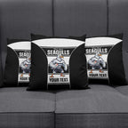 Tweed Heads Rugby Custom Pillow Cover Go Seagulls Mascot Sporty Style - Aussie Hoodie