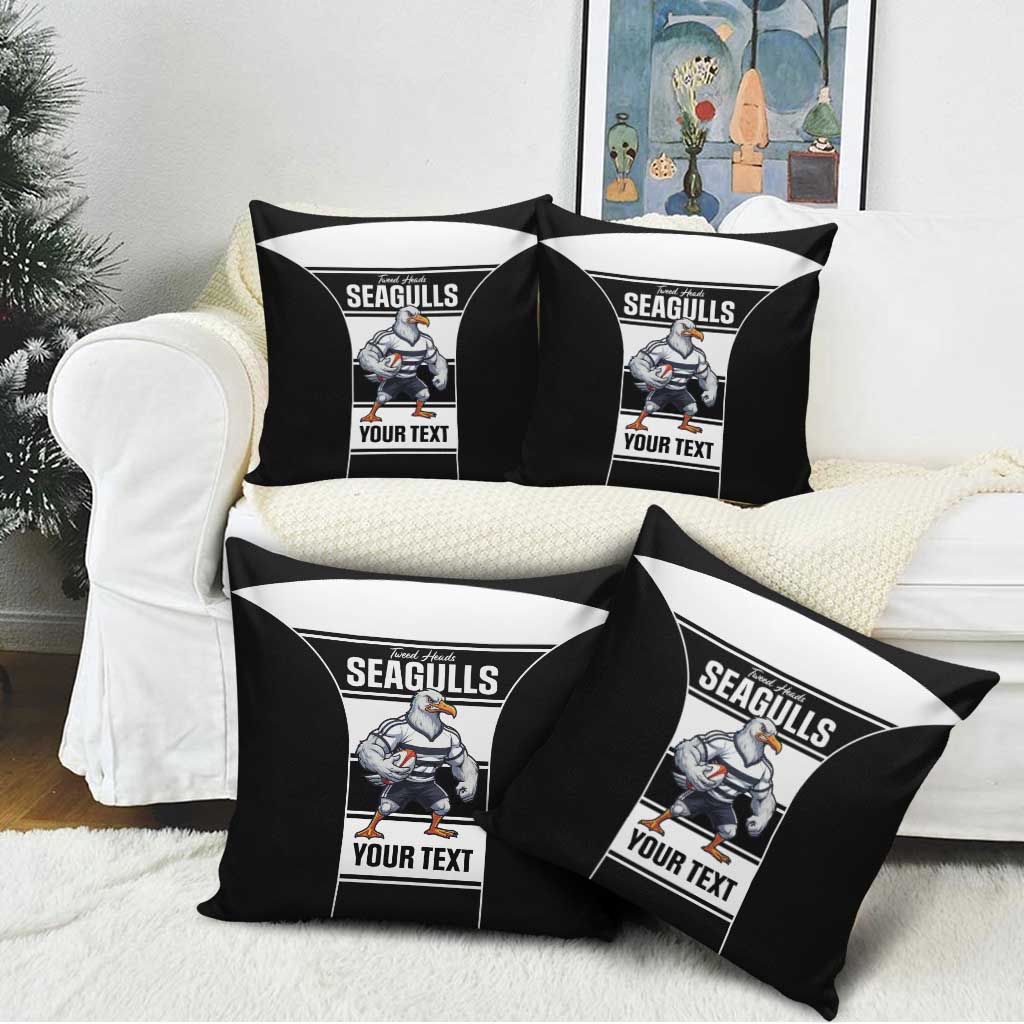 Tweed Heads Rugby Custom Pillow Cover Go Seagulls Mascot Sporty Style - Aussie Hoodie