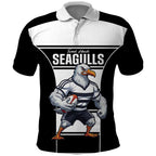 Tweed Heads Rugby Custom Polo Shirt Go Seagulls Mascot Sporty Style - Aussie Hoodie