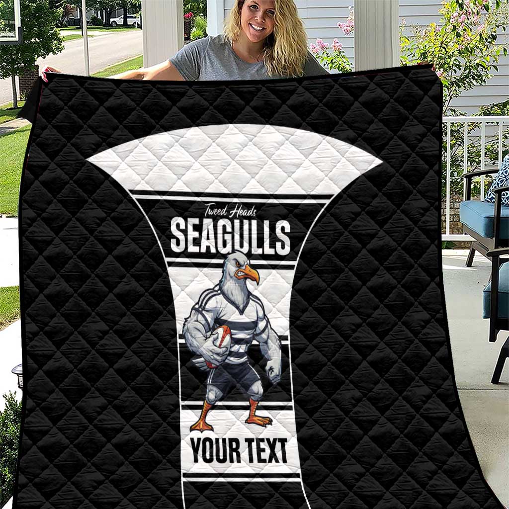 Tweed Heads Rugby Custom Quilt Go Seagulls Mascot Sporty Style - Aussie Hoodie