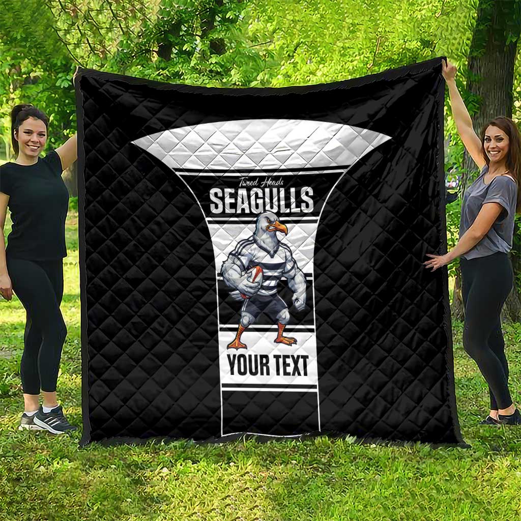 Tweed Heads Rugby Custom Quilt Go Seagulls Mascot Sporty Style - Aussie Hoodie