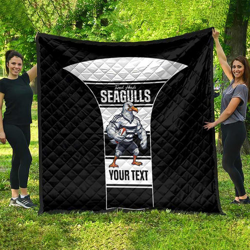 Tweed Heads Rugby Custom Quilt Go Seagulls Mascot Sporty Style - Aussie Hoodie