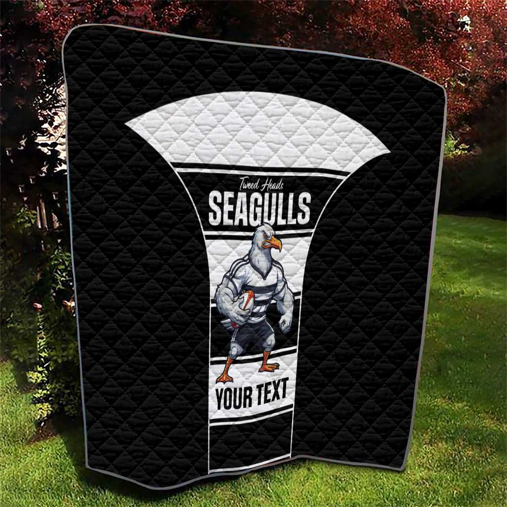 Tweed Heads Rugby Custom Quilt Go Seagulls Mascot Sporty Style - Aussie Hoodie