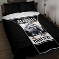 Tweed Heads Rugby Custom Quilt Bed Set Go Seagulls Mascot Sporty Style - Aussie Hoodie