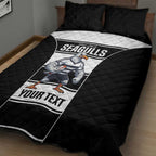Tweed Heads Rugby Custom Quilt Bed Set Go Seagulls Mascot Sporty Style - Aussie Hoodie