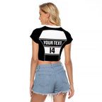 Tweed Heads Rugby Custom Raglan Cropped T Shirt Go Seagulls Mascot Sporty Style - Aussie Hoodie
