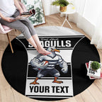 Tweed Heads Rugby Custom Round Carpet Go Seagulls Mascot Sporty Style - Aussie Hoodie