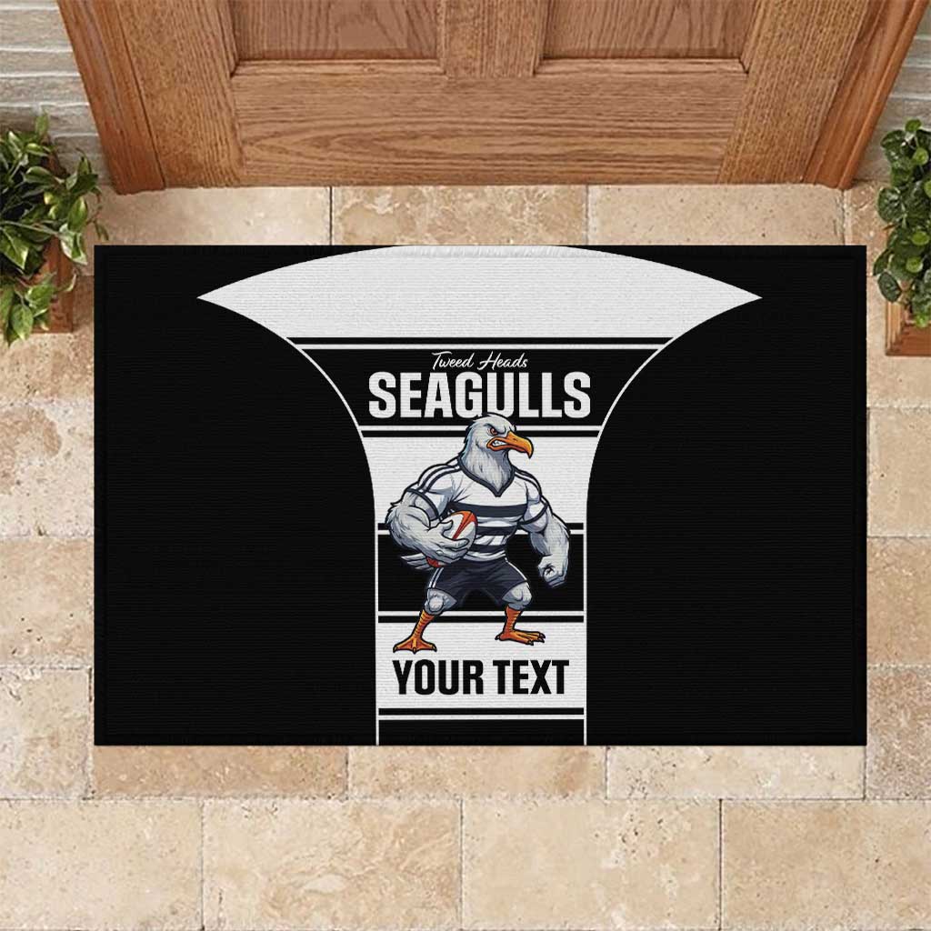 Tweed Heads Rugby Custom Rubber Doormat Go Seagulls Mascot Sporty Style - Aussie Hoodie