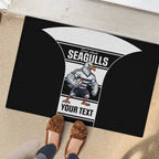Tweed Heads Rugby Custom Rubber Doormat Go Seagulls Mascot Sporty Style - Aussie Hoodie