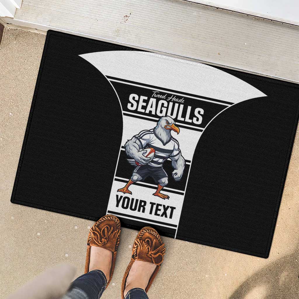 Tweed Heads Rugby Custom Rubber Doormat Go Seagulls Mascot Sporty Style - Aussie Hoodie